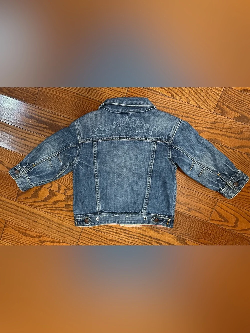 GAP Kids Blue Denim Jacket with Patch